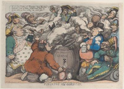 Funcking the Corsican, 6. prosince 1813, 6. prosince 1813. od Thomas Rowlandson