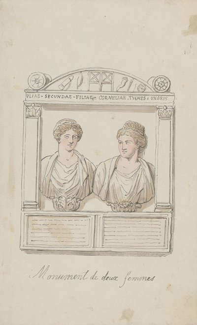 Pohřební oltář Julie Secundy a Cornelie Tyché od Thomas Rowlandson