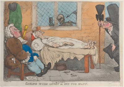 Vzdát ducha aneb Jeden příliš mnoho, 1813., 1813. od Thomas Rowlandson