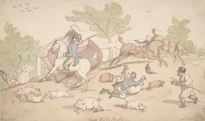 Jít na Ivy Bridge, 1780-1827. od Thomas Rowlandson