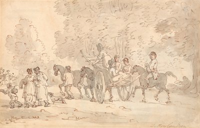Cesta na trh od Thomas Rowlandson