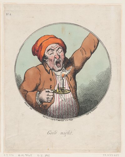 Dobrou noc, 1. listopadu 1799, 1. listopadu 1799. od Thomas Rowlandson