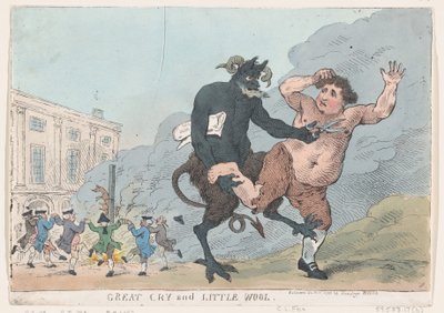 Velký pláč a malá vlna, 22. prosince 1783, 22. prosince 1783. od Thomas Rowlandson