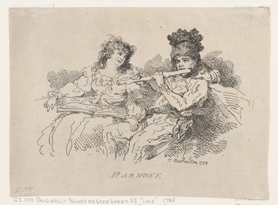 Harmony, 12. srpna 1785, 12. srpna 1785. od Thomas Rowlandson