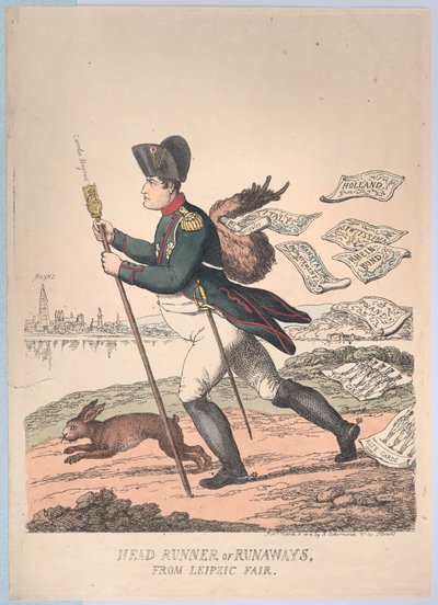 Head Runner aneb Runaways from Lipzic Fair, 2. března 1814, 2. března 1814. od Thomas Rowlandson