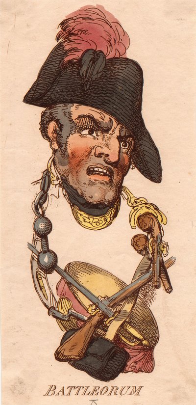 Hlavy: Battleorum od Thomas Rowlandson