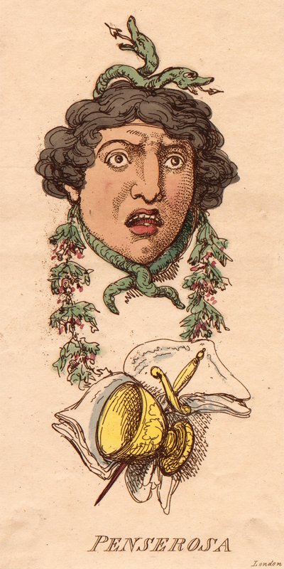Názvy: Penserosa od Thomas Rowlandson