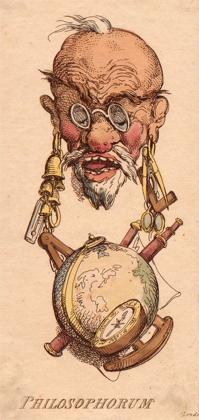 Hlavy: Filozofů od Thomas Rowlandson