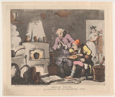 Hokus pókus aneb hledání kamene mudrců, 12. března 1800, 12. března 1800. od Thomas Rowlandson