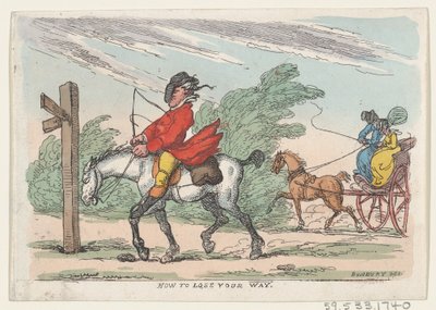 Jak ztratit cestu, 1803-1815., 1803-1815. od Thomas Rowlandson