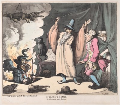 Humbugging, nebo Raising the Devil, 12. března 1800, 12. března 1800. od Thomas Rowlandson