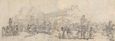 Hyde Park Corner od Thomas Rowlandson