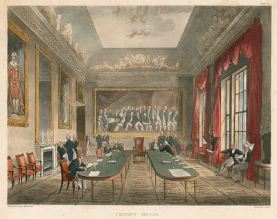Interiér Trinity House od Thomas Rowlandson