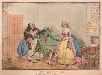Úvod, hospoda. 1793 (ručně kolorovaná rytina) od Thomas Rowlandson
