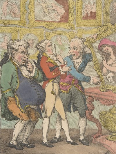 Italští prodejci obrázků Humbugging My Lord Anglaise, 30. května 1812, 30. května 1812. od Thomas Rowlandson