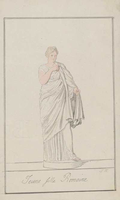 Mladá Římanka od Thomas Rowlandson