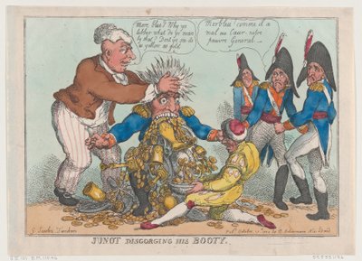Junot vyvrhuje svou kořist, 17. října 1808, 17. října 1808. od Thomas Rowlandson