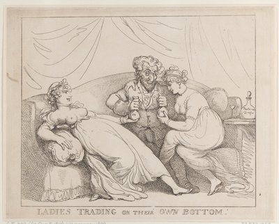 Ženy, které obchodují na vlastní účet od Thomas Rowlandson