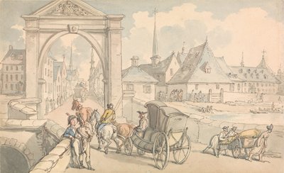 Limburg, Belgie od Thomas Rowlandson