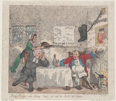Dlouhá kázání a Dlouhá obležení jsou vhodná pro Lull the Senses, 11. února 1783, 11. února 1783. od Thomas Rowlandson