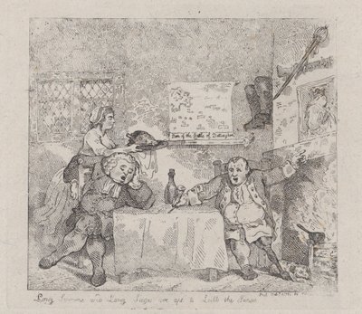 Dlouhá kázání a Dlouhá obležení jsou vhodná pro Lull the Senses, 11. února 1783, 11. února 1783. od Thomas Rowlandson