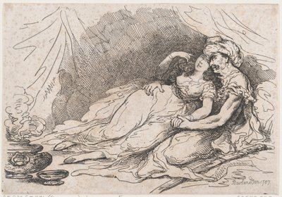 Láska na Východě od Thomas Rowlandson