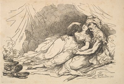 Láska na východě, 1787. od Thomas Rowlandson