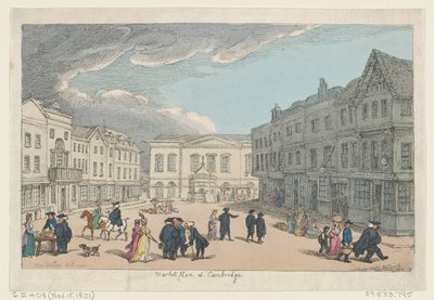 Tržiště v Cambridge, 15. listopadu 1801, 15. listopadu 1801. od Thomas Rowlandson