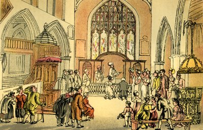 "Manželství doktora Dickyho Benda" od Thomas Rowlandson