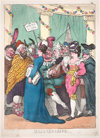 Maškaráda, 30. srpna 1811., 30. srpna 1811. od Thomas Rowlandson