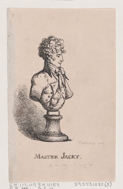 Mistr Jacky, duben 1808, duben 1808. od Thomas Rowlandson