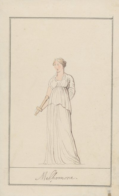 Melpomené od Thomas Rowlandson