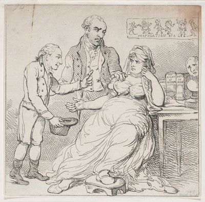 Melpomene na skládkách aneb Dětská hra bráněná divadelními panovníky, Dece..., 14. prosince 1804. od Thomas Rowlandson