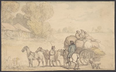 Migranti od Thomas Rowlandson
