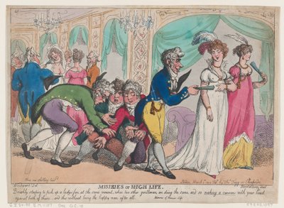 Miseries of High Life, 1. března 1808, 1. března 1808. od Thomas Rowlandson