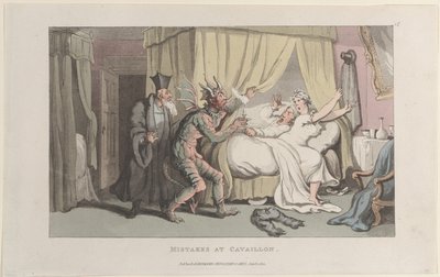 Chyby v Cavaillonu, z Journal of Sentimental Travels in the Southern Pro..., 1. ledna 1822. od Thomas Rowlandson