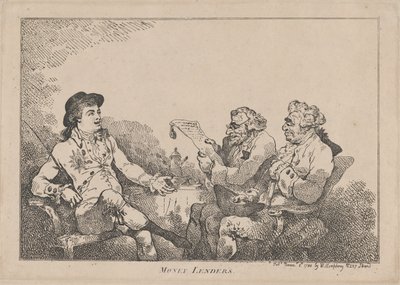 Půjčitelé peněz, 8. listopadu 1784., 8. listopadu 1784. od Thomas Rowlandson