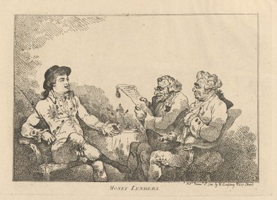 Půjčitelé peněz, 8. listopadu 1784., 8. listopadu 1784. od Thomas Rowlandson