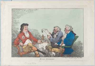 Půjčitelé peněz, 8. listopadu 1784., 8. listopadu 1784. od Thomas Rowlandson