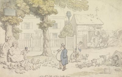 Manželé Jollyovi ve svém venkovském sídle od Thomas Rowlandson
