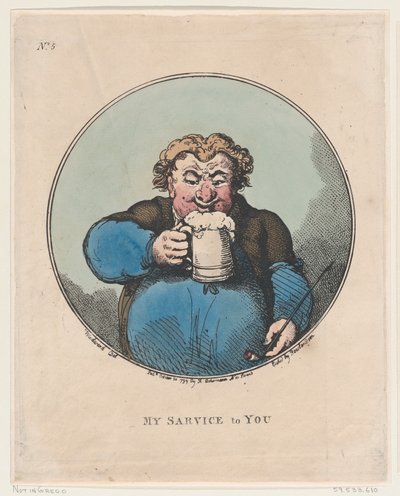 Moje služba vám, 20. října 1799, 20. října 1799. od Thomas Rowlandson