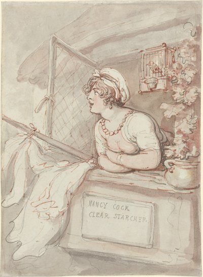 Nancy Cock - Clear Starcher od Thomas Rowlandson
