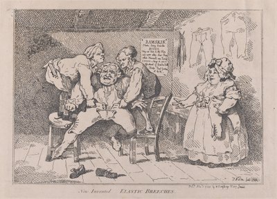 New Invented Elastic Breeches, 1. listopadu 1784, 1. listopadu 1784. od Thomas Rowlandson