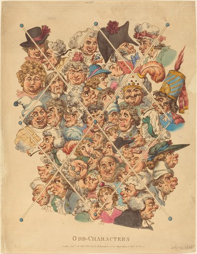 Liché znaky od Thomas Rowlandson