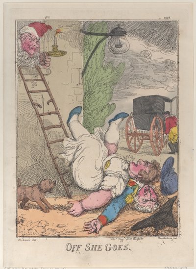 Off She Goes, 1812., 1812. od Thomas Rowlandson