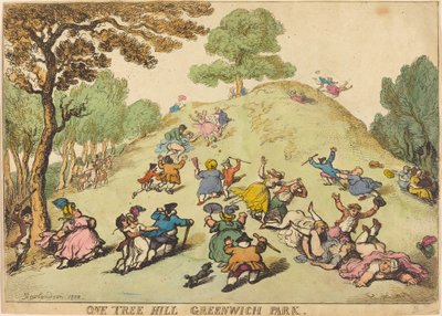One Tree Hill, Greenwich Park od Thomas Rowlandson
