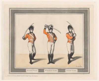 Vnější stráž, St. Georges Guard, Vnitřní stráž, 1. září 1798., 1. září 1798. od Thomas Rowlandson