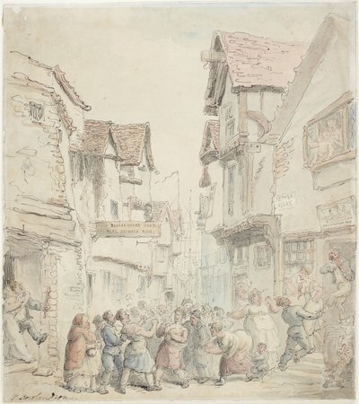 Pepper Alley od Thomas Rowlandson