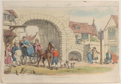 Talíř 21, z World in Miniature, 1816., 1816. od Thomas Rowlandson