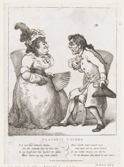 Platonic Milenci, 1. srpna 1797, 1. srpna 1797. od Thomas Rowlandson